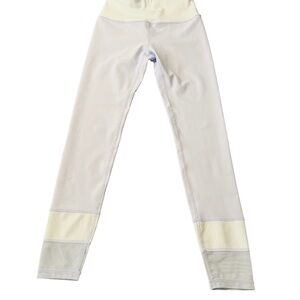 ALL FENIX WOMENS SOFT LAVENDER ATHLETIC LEGGINGS SIZE XS